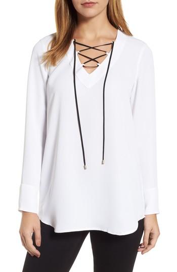Women's Nic+zoe All Tied Up Top - White