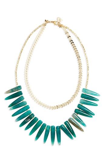 Women's Love's Affect Jameson Semiprecious Stone Statement Necklace