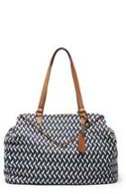 Sole Society Ginny Woven Tote - Blue