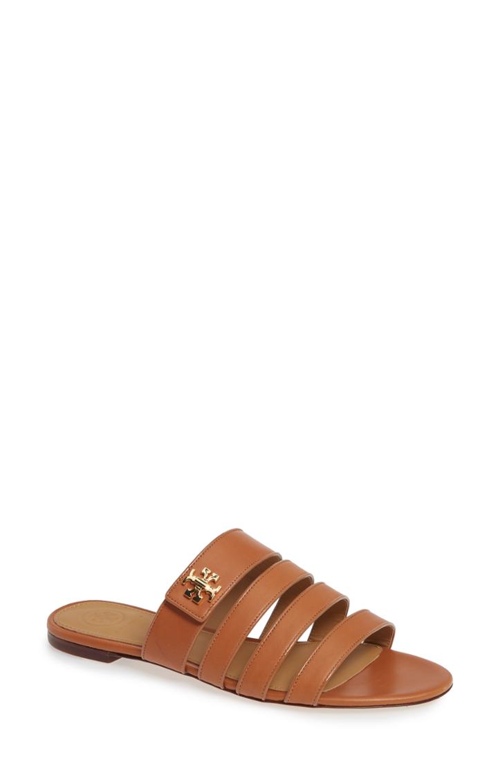 Women's Tory Burch Kira Strappy Slide Sandal M - Brown