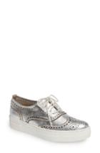 Women's Shellys London Kimmie Perforated Platform Sneaker Eu - Metallic