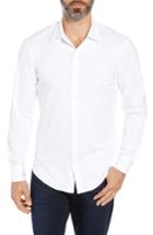 Men's Bugatchi Regular Fit Knit Sport Shirt - White