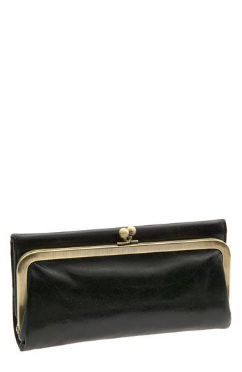 Women's Hobo 'rachel' Frame Wallet - Black