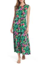 Women's Chaus Rainforest Floral Maxi Dress