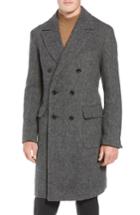 Men's Sanyo Gaultier Wool Top Coat - Grey