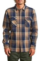 Men's Brixton X Coors Bowery Flannel Shirt - Blue