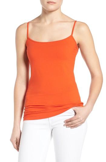 Women's Halogen 'absolute' Camisole, Size - Orange