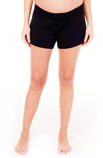 Women's Ingrid & Isabel Maternity Lounge Shorts - Black