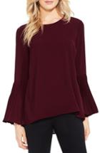 Women's Vince Camuto Pleat Bell Sleeve Blouse
