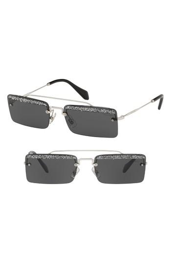 Women's Miu Miu Socit 58mm Square Sunglasses -