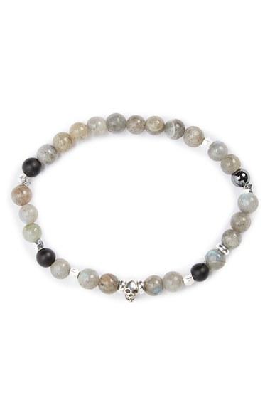 Men's Link Up Labradorite Bead Bracelet