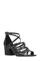 Women's Nine West Youlo Strappy Cage Sandal M - Black