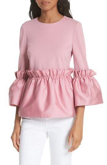 Women's Ted Baker London Pleat Ruffle Top - Pink