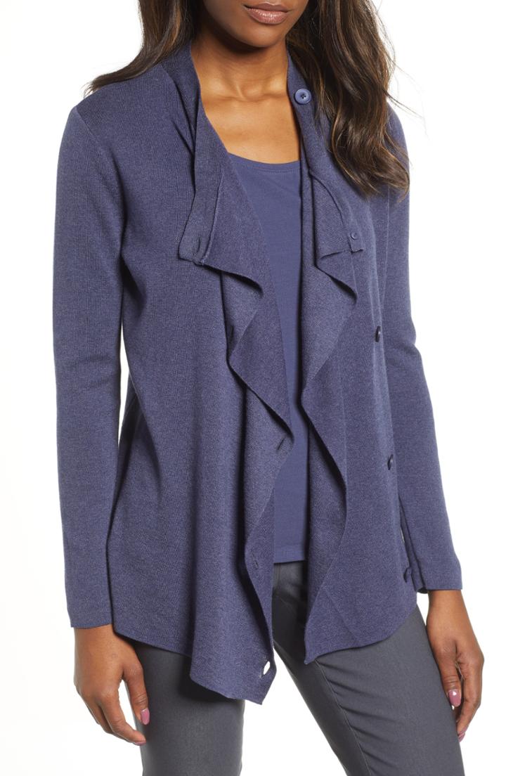 Women's Nic+zoe Open Or Close Cardigan - Blue