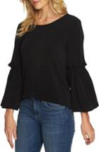 Women's Cece Bell Sleeve Knit Top, Size - Black
