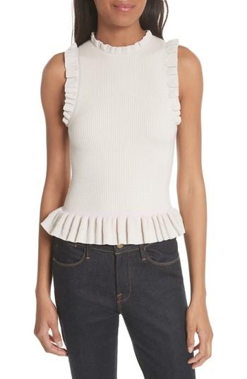 Women's Rebecca Taylor Ruffle Trim Tank