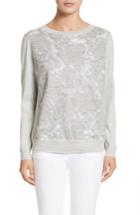 Women's Lafayette 148 New York Aralynn Top - Grey