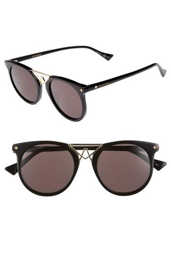 Women's Altuzarra 50mm Round Sunglasses - Black/ Gold