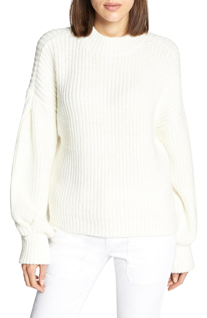 Women's Sanctuary Mara Balloon Sleeve Shaker Sweater