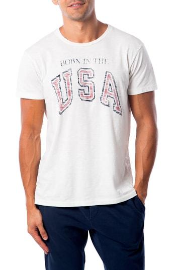 Men's Sol Angeles Born In The Usa T-shirt - White
