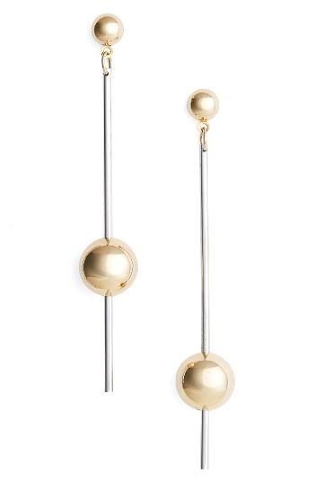Women's Argento Vivo Stick Ball Earrings