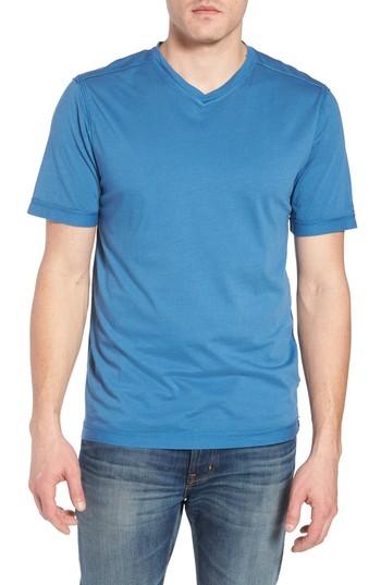 Men's True Grit Cross Raw Seam V-neck T-shirt - Green