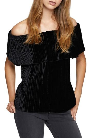 Women's Sanctuary Celeste Off The Shoulder Top - Black