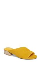 Women's Mercedes Castillo Irene Asymmetrical Sandal Mule M - Yellow