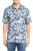 Men's Quiksilver Waterman Collection Daily Routines Camp Shirt, Size - Blue