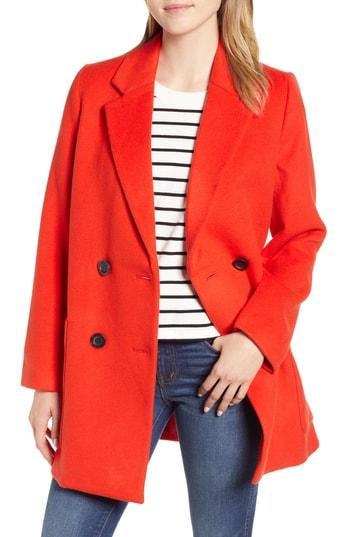 Women's Madewell Hollis Double Breasted Coat