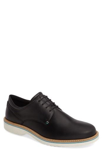 Men's Ecco 'ian' Plain Toe Derby -8.5us / 42eu - Black