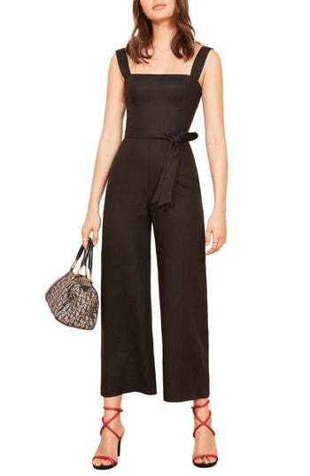 Women's Reformation Birch Jumpsuit - Black