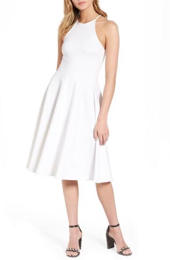 Women's Soprano Knit Midi Dress - White