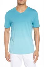 Men's Zachary Prell Canton Dip Dye V-neck T-shirt - Blue/green