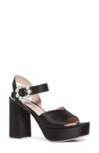 Women's Miu Miu Jewel Platform Sandal Us / 35eu - Black