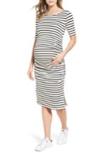 Women's Isabella Oliver Nia Stripe Maternity Dress