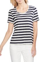 Women's Vince Camuto Amour City Stripe Tee, Size - Blue