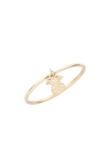 Women's Poppy Finch Skinny Charm Ring