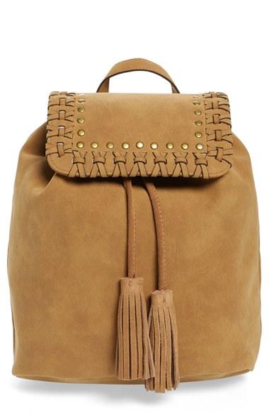 Elle & Jae Gypset Sevilla Faux Suede Backpack - Brown