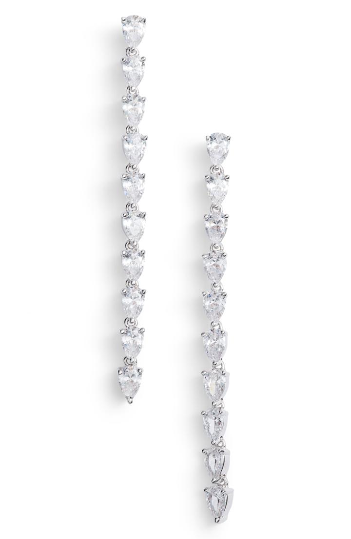 Women's Nordstrom Cubic Zirconia Teardrop Earrings