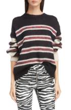 Women's Isabel Marant Etoile Russell Stripe Sweater Us / 34 Fr - Black