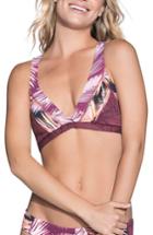 Women's Maaji Arusi Merlot Reversible Bikini Top - Purple