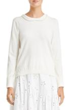 Women's Simone Rocha Imitation Pearl Embellished Sweater - Ivory