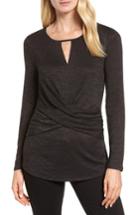 Women's Nic+zoe Firelight Twist Top - Brown