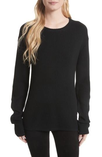 Women's L'agence Antonio Lace Back Wool Sweater