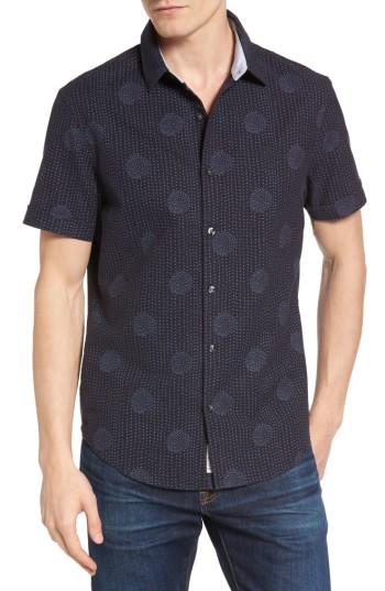 Men's Original Penguin Heritage Slim Fit Dot Print Shirt