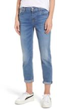 Women's 7 For All Mankind Josefina Crop Boyfriend Jeans - Blue