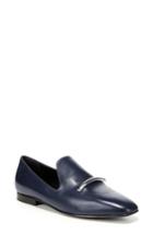 Women's Via Spiga Is Flat Loafer, Size 4 M - Blue