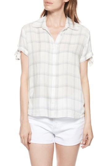 Women's Paige Avery Plaid Shirt - White