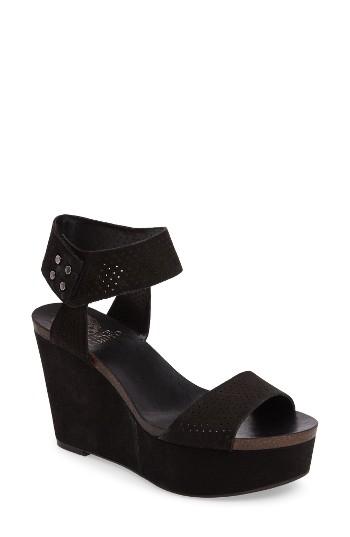 Women's Vince Camuto Valamie Platform Wedge M - Black